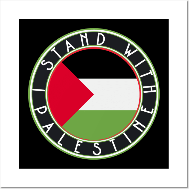 I stand with Palestine Wall Art by Bellinna